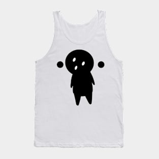 Black simple minion Tank Top